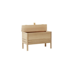 Form & Define A Line Slagbænk 68, hvidolieret eg