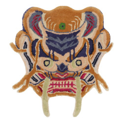 Bongusto Burma Dragon Face Rug